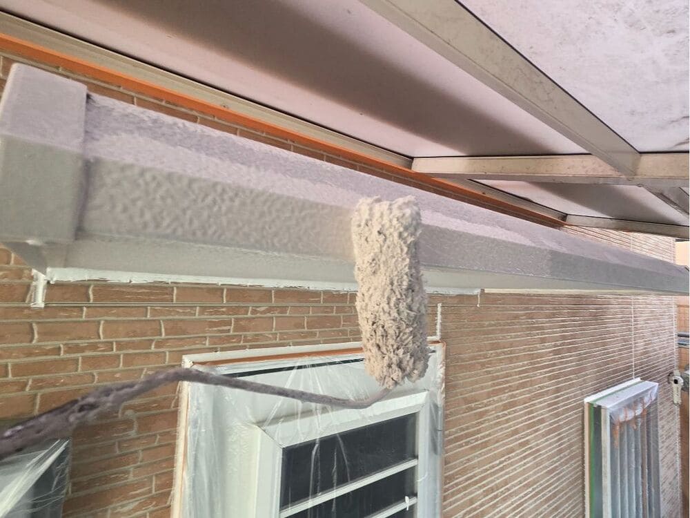 鈴鹿市で外壁塗装、防水工事をリペイント匠が施工した写真