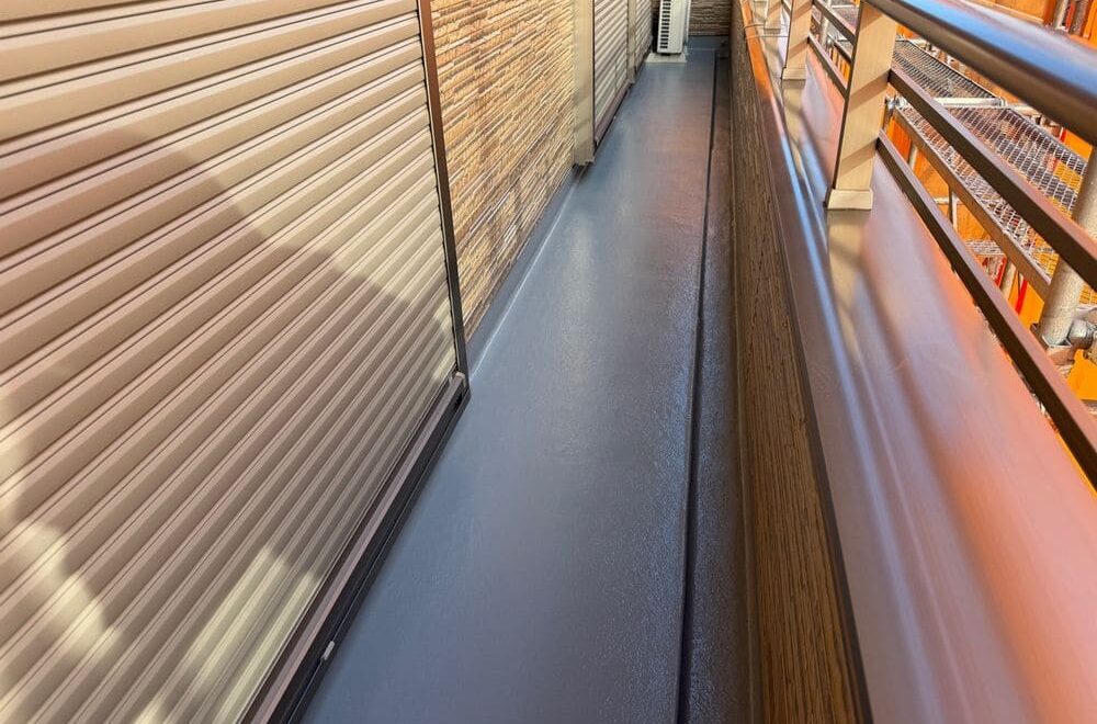 鈴鹿市の外壁塗装、防水工事をリペイント匠が施工した写真