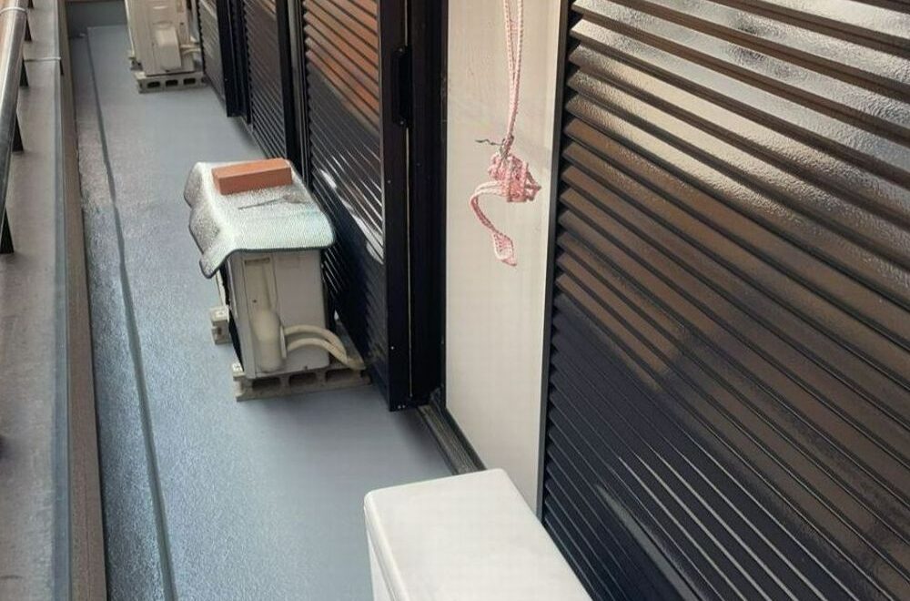 鈴鹿市の外壁塗装、防水工事をリペイント匠が施工した写真