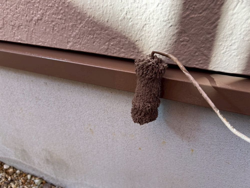 津市久居 H様水切り上塗り 津市の外壁塗装をリペイント匠が施工した写真