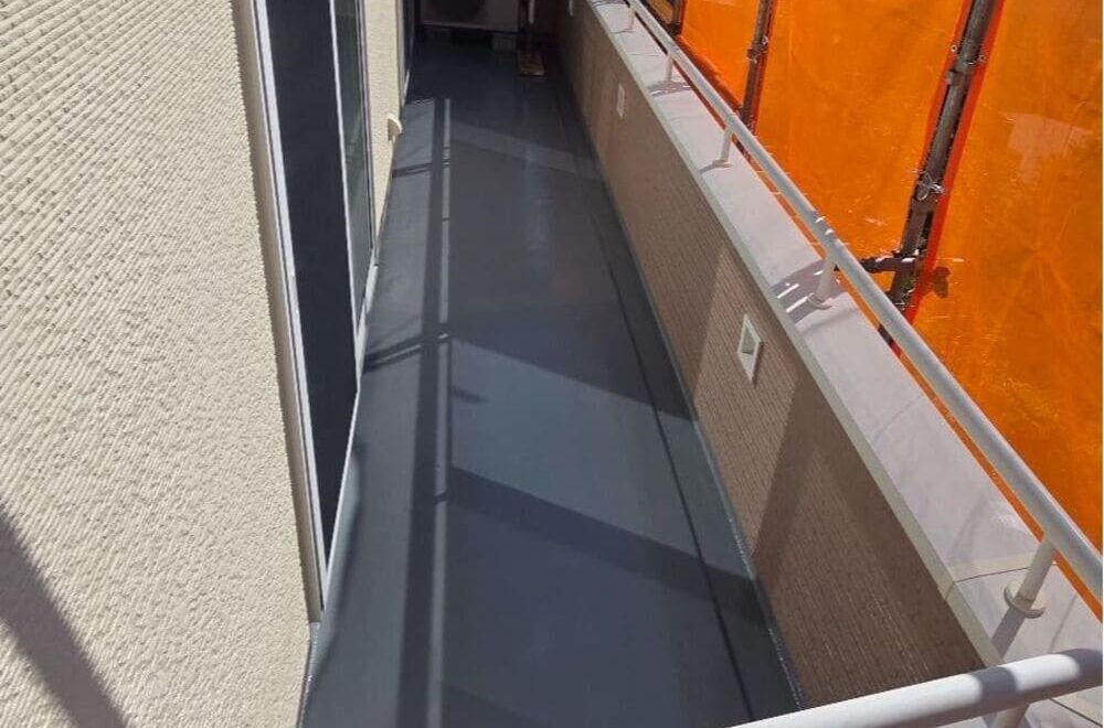 鈴鹿市で外壁塗装、防水工事をリペイント匠が施工した写真