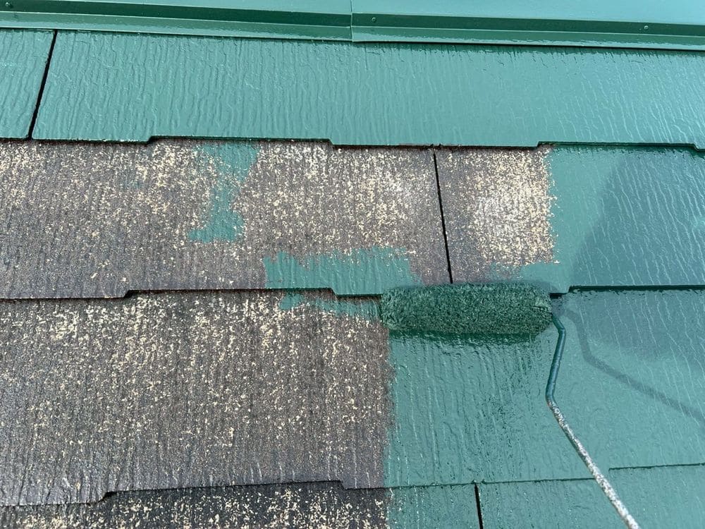 津市久居 H様中塗り (4) 津市の外壁塗装をリペイント匠が施工した写真