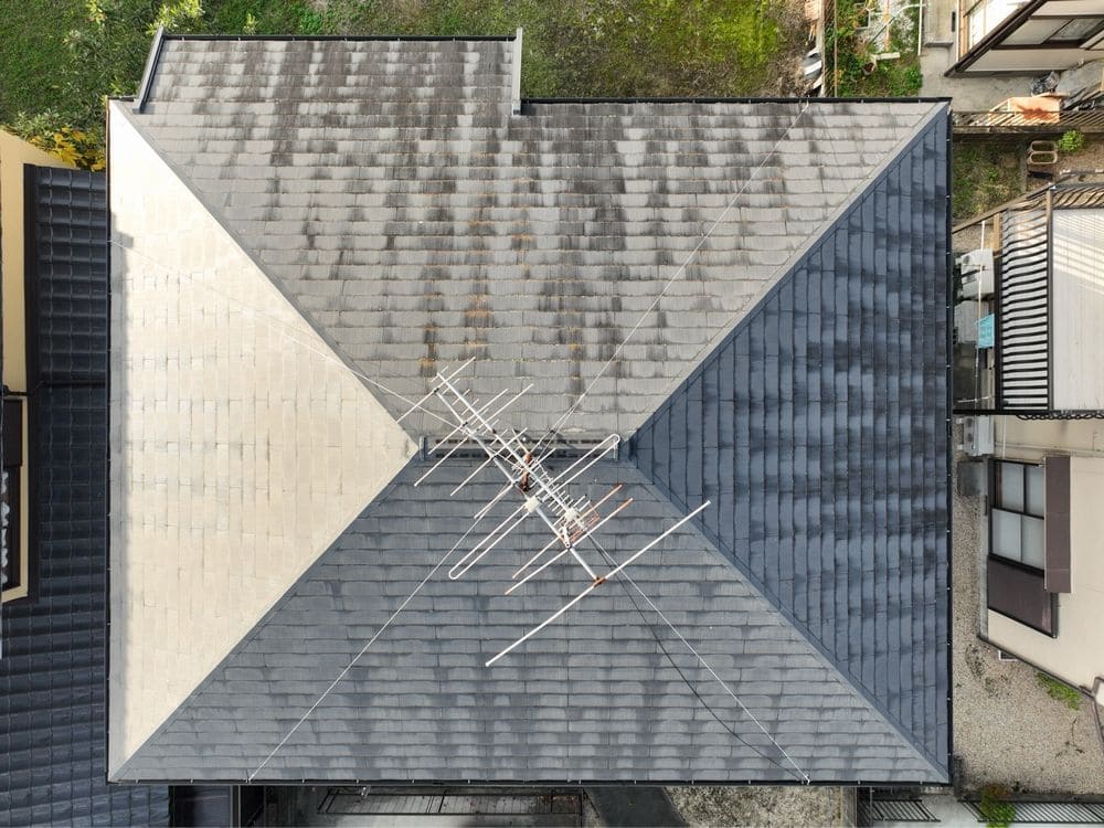 名張市の屋根工事をリペイント匠が施工した写真