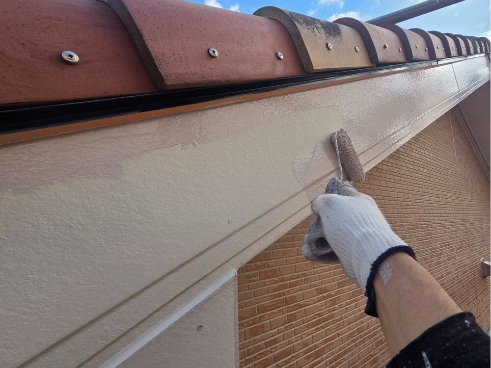 鈴鹿市で外壁塗装、防水工事をリペイント匠が施工した写真