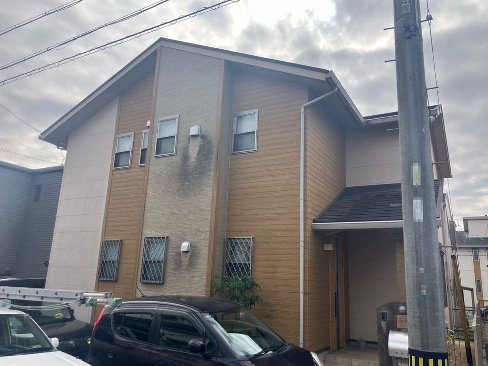 津市久居 H様施工前 (2) 津市の外壁塗装をリペイント匠が施工した写真