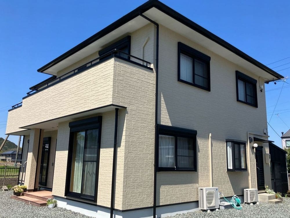 伊勢市の外壁塗装をリペイント匠が施工した写真