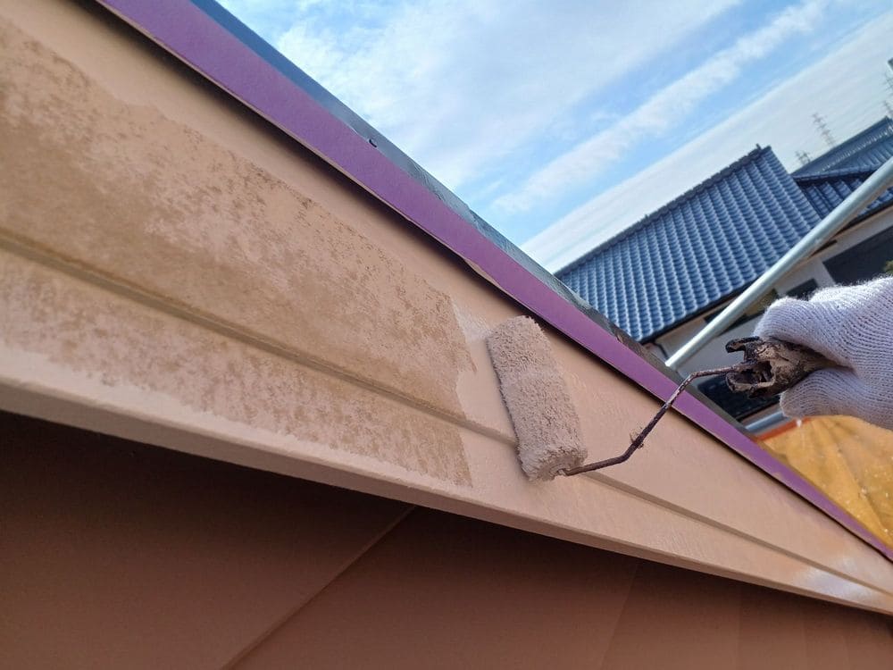 桑名市の外壁・屋根塗装をリペイント匠が施工した写真