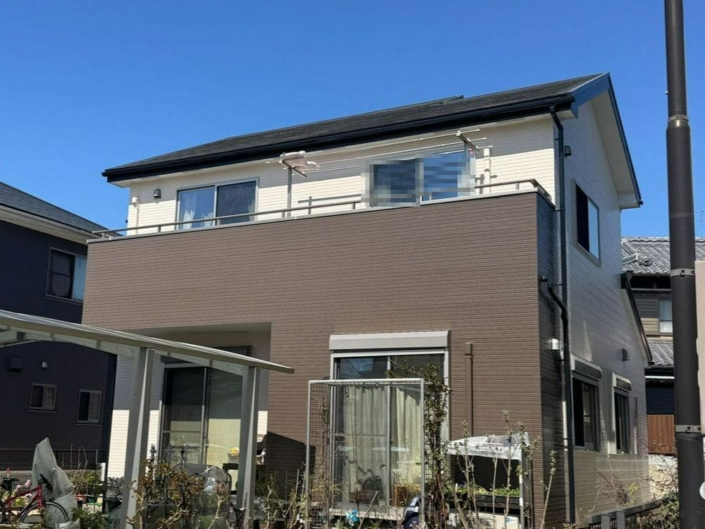 三重郡菰野町の外壁・防水工事をリペイント匠が施工した写真