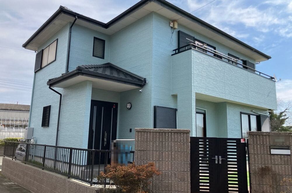 松阪市で外壁塗装をリペイント匠が施工した写真