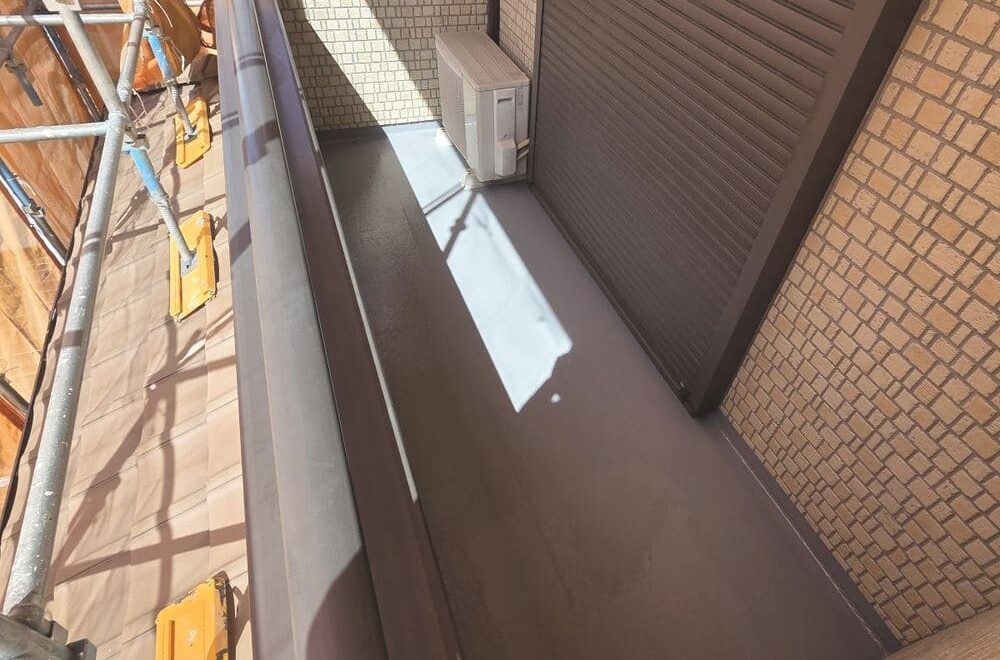 鈴鹿市の外壁塗装、防水工事をリペイント匠が施工した写真