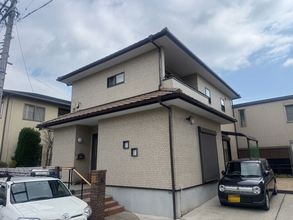鈴鹿市の外壁塗装、防水工事をリペイント匠が施工した写真