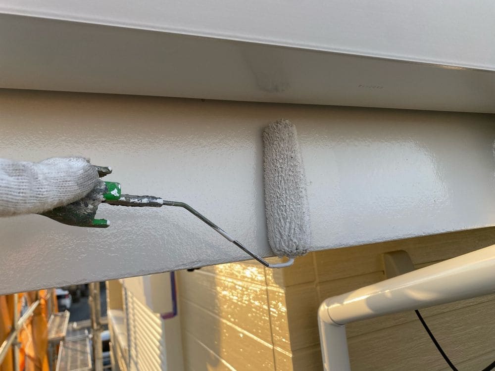 K様(伊勢市)鼻隠し‗2回目 伊勢市で外壁塗装と防水工事をリペイント匠が施工した写真