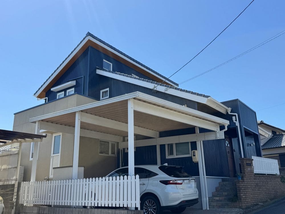 四日市市の外壁塗装をリペイント匠が施工した写真