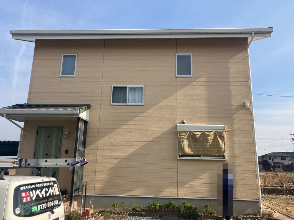 伊勢市の外壁塗装、防水工事をリペイント匠が施工した写真
