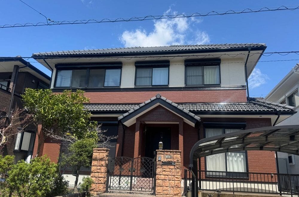 四日市市の外壁塗装をリペイント匠が施工した写真