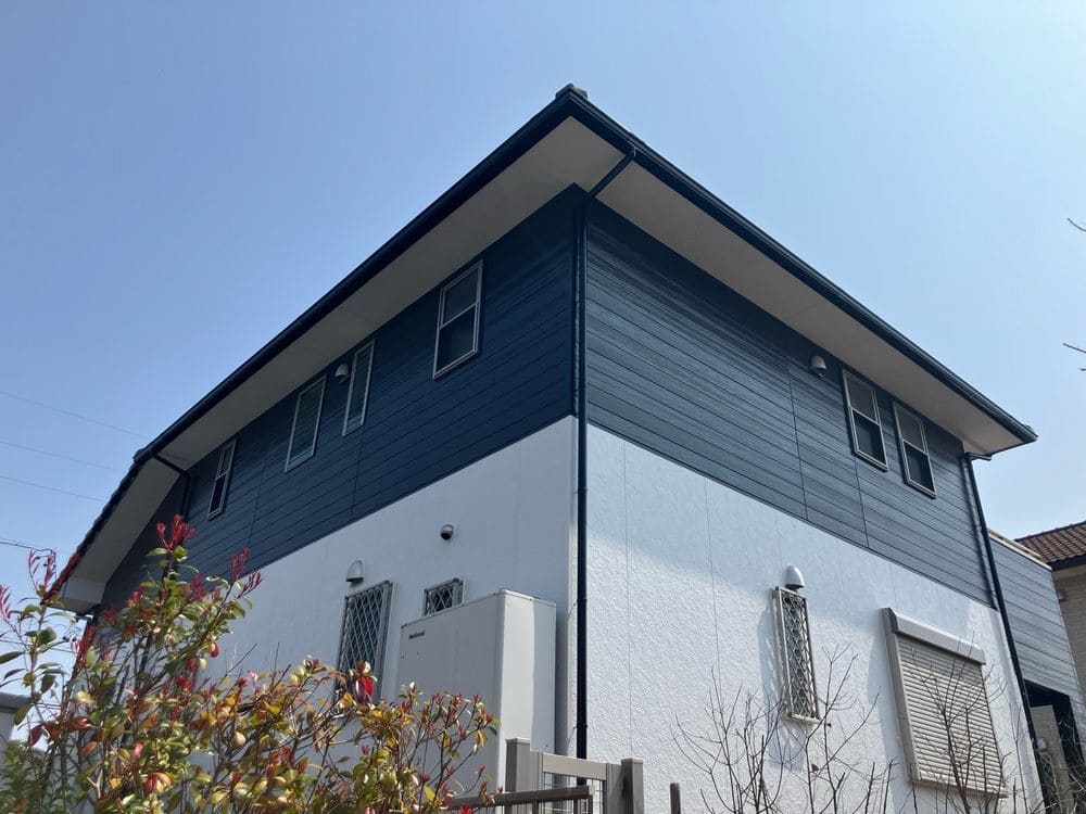 四日市市の外壁塗装をリペイント匠が施工した写真