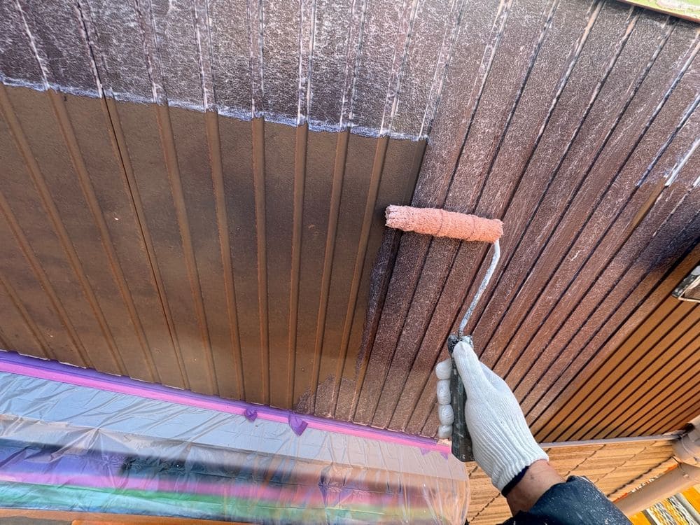 鈴鹿市で外壁塗装と防水工事をリペイント匠が施工した写真