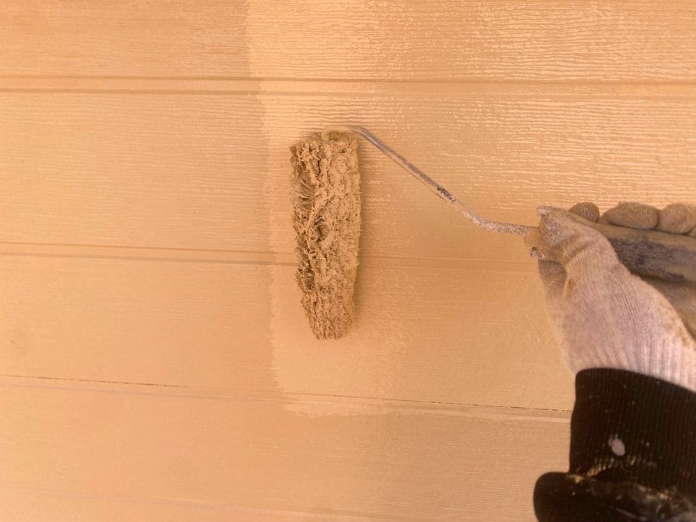 K様(伊勢市)外壁‗上塗り 伊勢市で外壁塗装と防水工事をリペイント匠が施工した写真