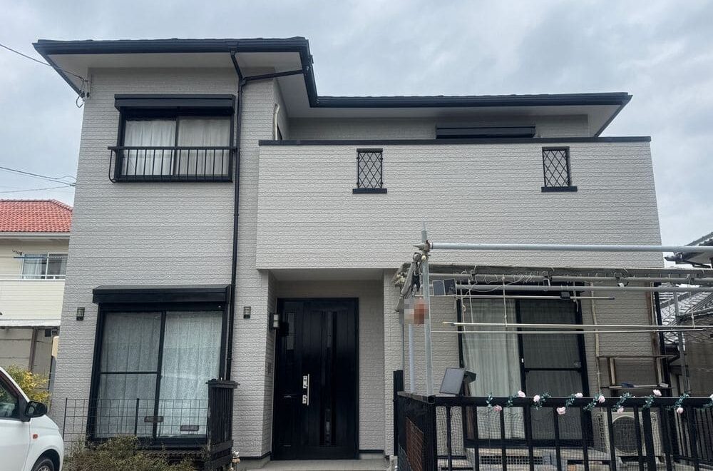 四日市市の外壁塗装をリペイント匠が施工した写真