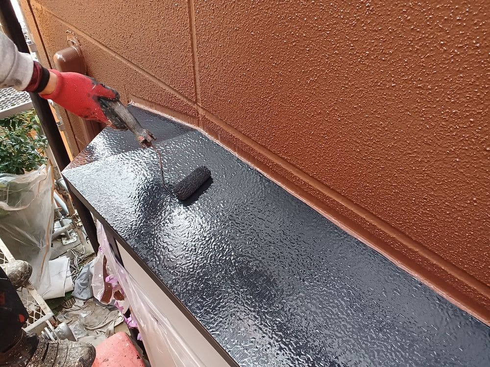 鈴鹿市の外壁塗装、防水工事をリペイント匠が施工した写真