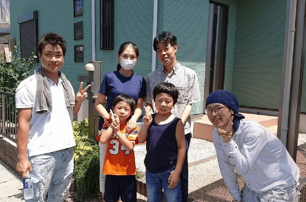 鈴鹿市の外壁塗装をリペイント匠が施工した写真