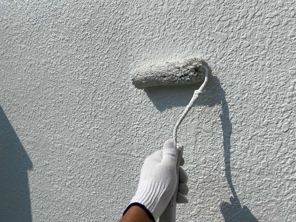 S様(津)塀(上塗り) 津市の外壁塗装、屋根塗装をリペイント匠が施工した写真