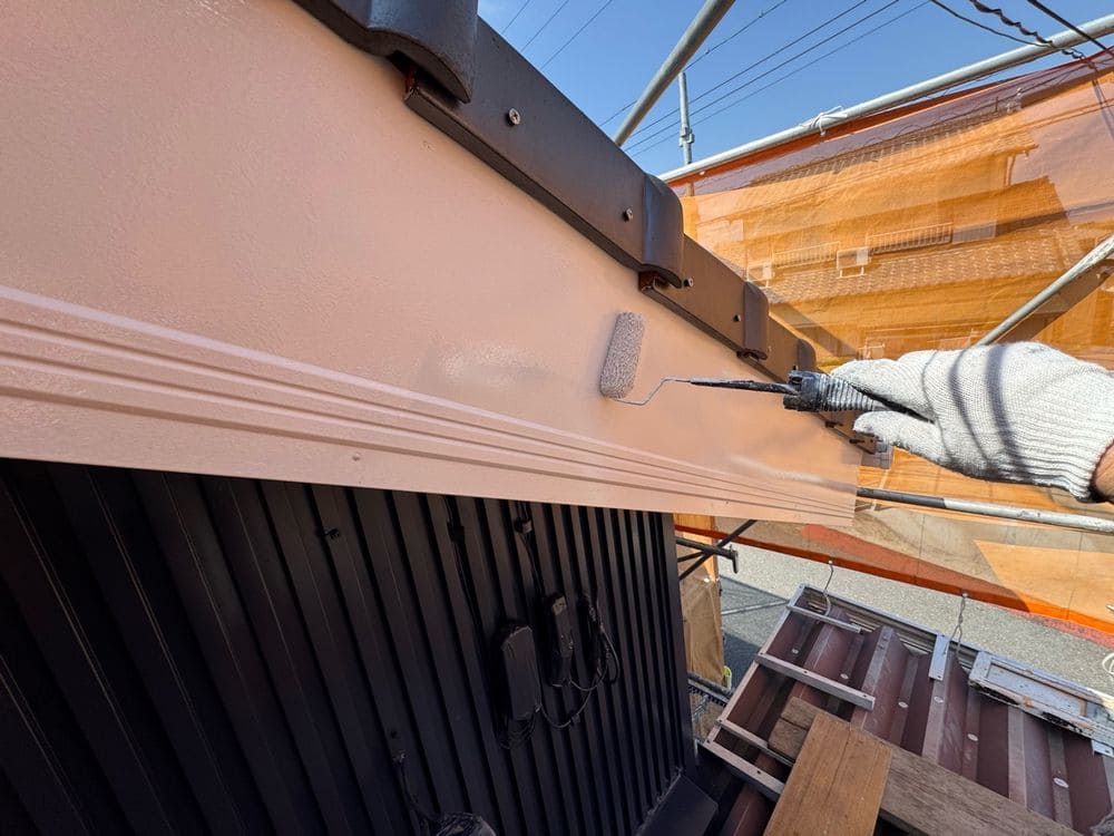 四日市市の外壁塗装をリペイント匠が施工した写真