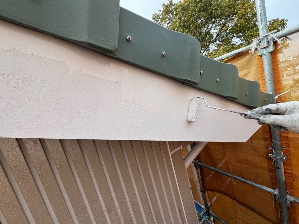 鈴鹿市で外壁塗装と防水工事をリペイント匠が施工した写真