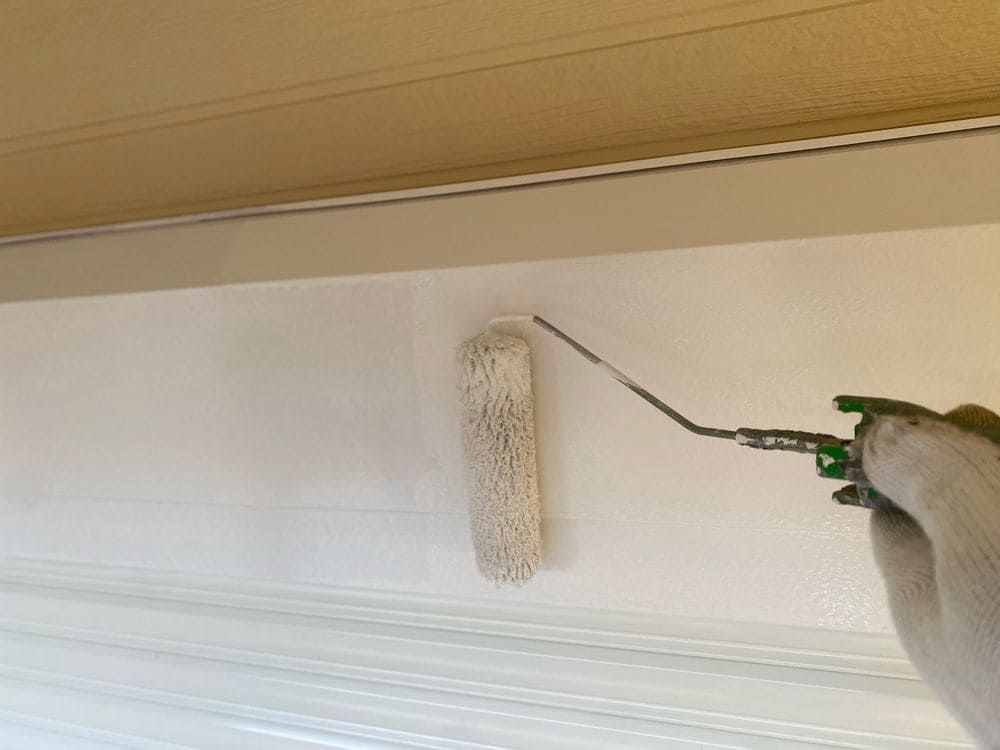 K様(伊勢市)シャッターボックス‗3回目 伊勢市で外壁塗装と防水工事をリペイント匠が施工した写真