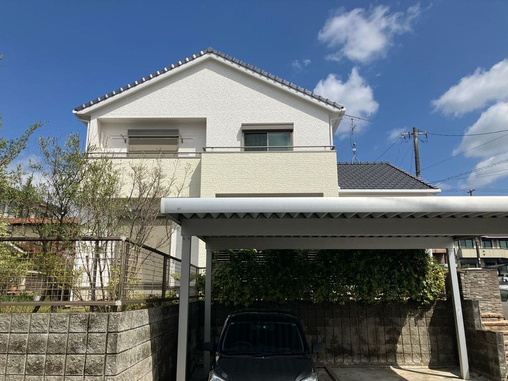 鈴鹿市の外壁塗装をリペイント匠が施工した写真