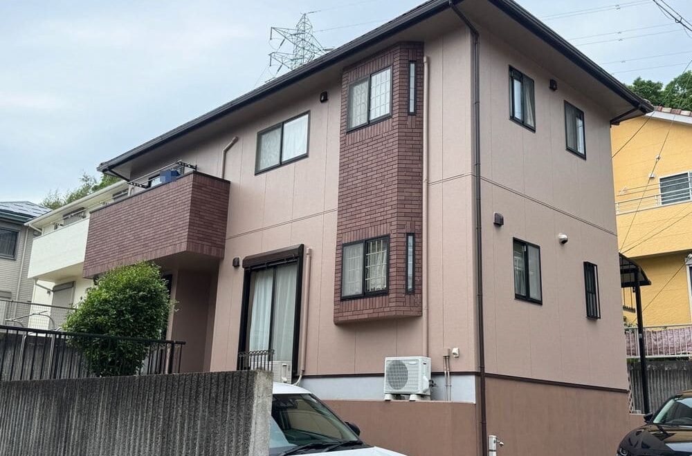 四日市市の外壁塗装をリペイント匠が施工した写真