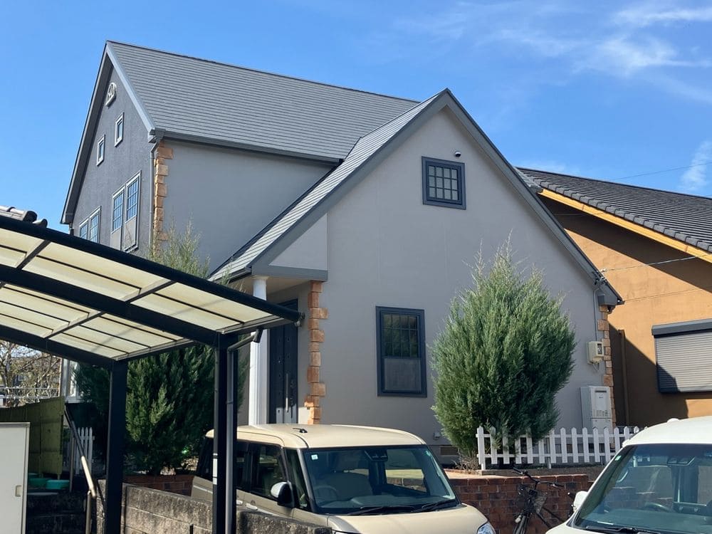 伊賀市の外壁塗装、屋根塗装をリペイント匠が施工した写真