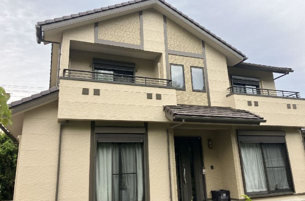 津市の外壁塗装、防水工事をリペイント匠が施工した写真
