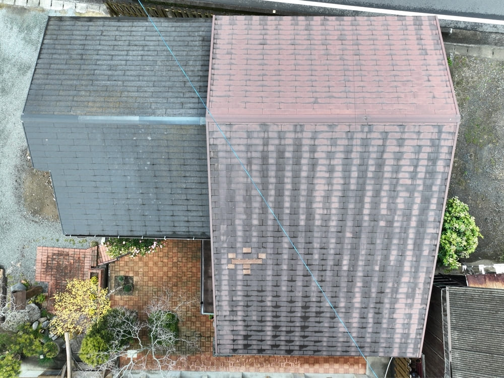 津市の屋根工事をリペイント匠が施工した写真