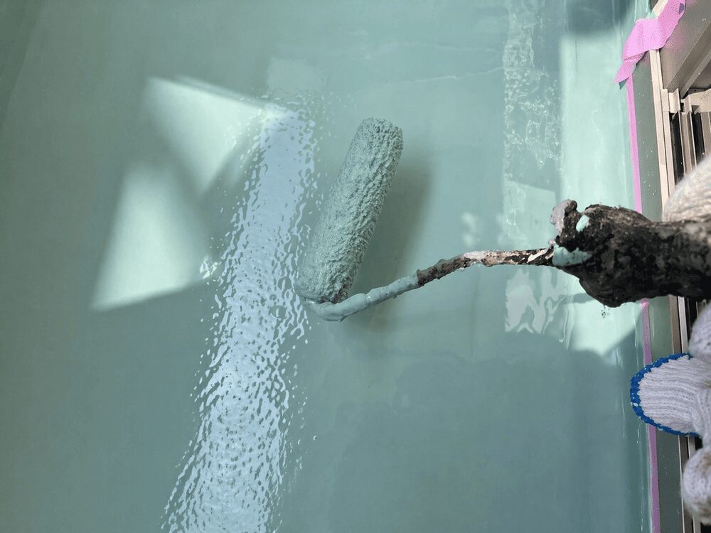 津市の外壁塗装、防水工事をリペイント匠が施工した写真