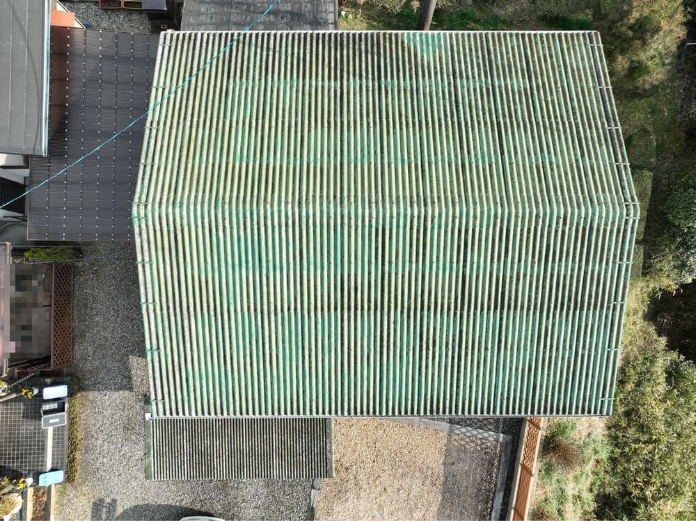 亀山市で屋根塗装をリペイント匠が施工した写真