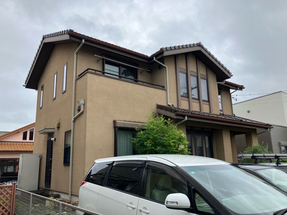 松阪市で外壁塗装をリペイント匠が施工した写真