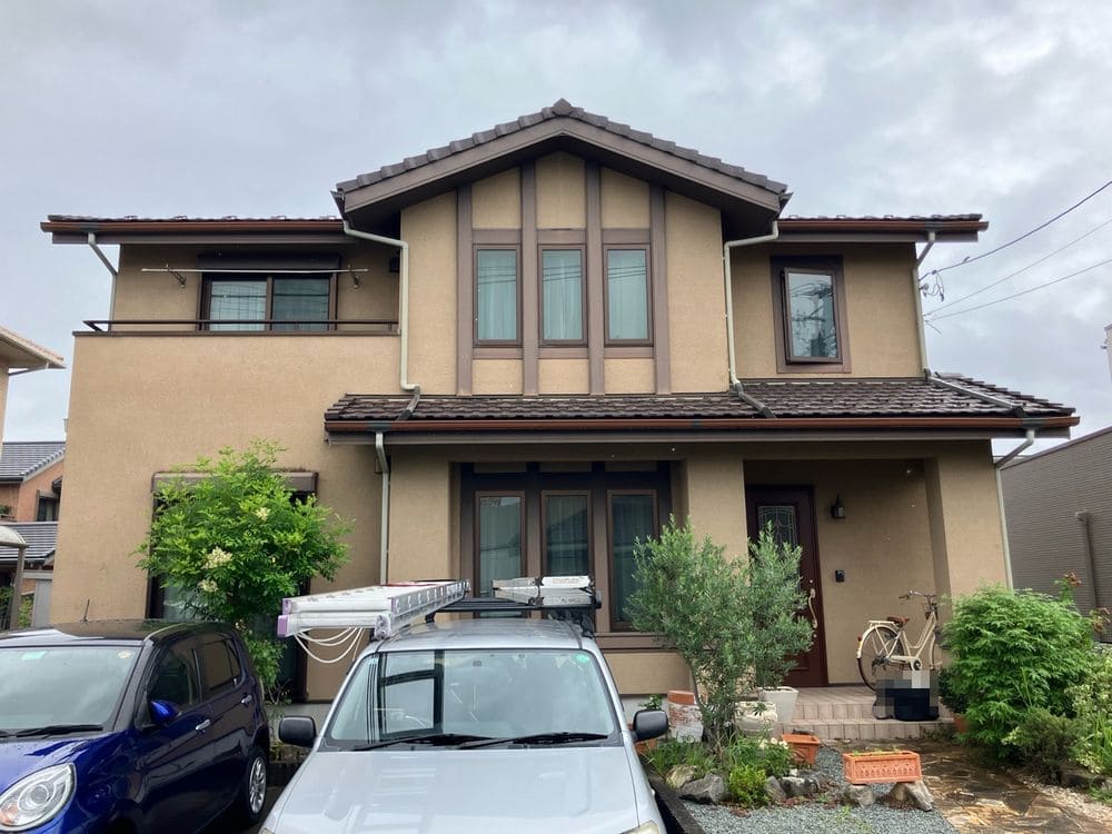 松阪市で外壁塗装をリペイント匠が施工した写真