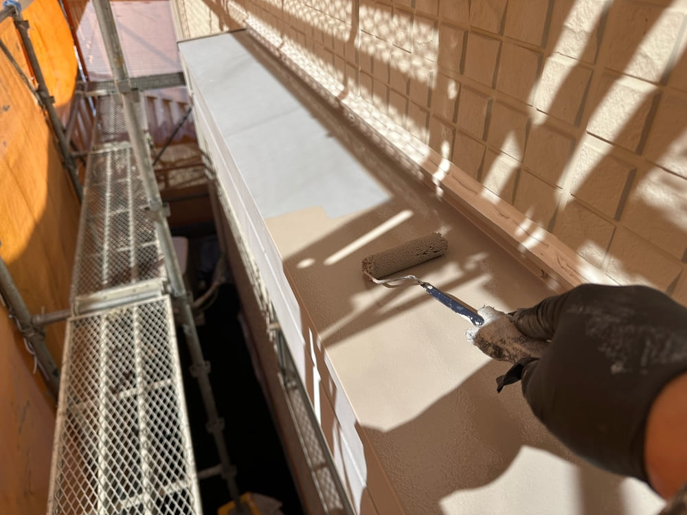 津市の外壁塗装、防水工事をリペイント匠が施工した写真