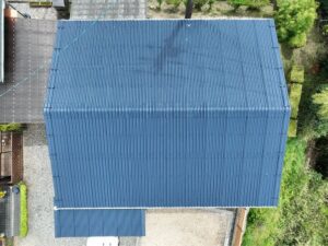 亀山市で屋根塗装をリペイント匠が施工した写真