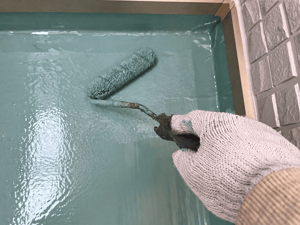 津市の外壁塗装、防水工事をリペイント匠が施工した写真