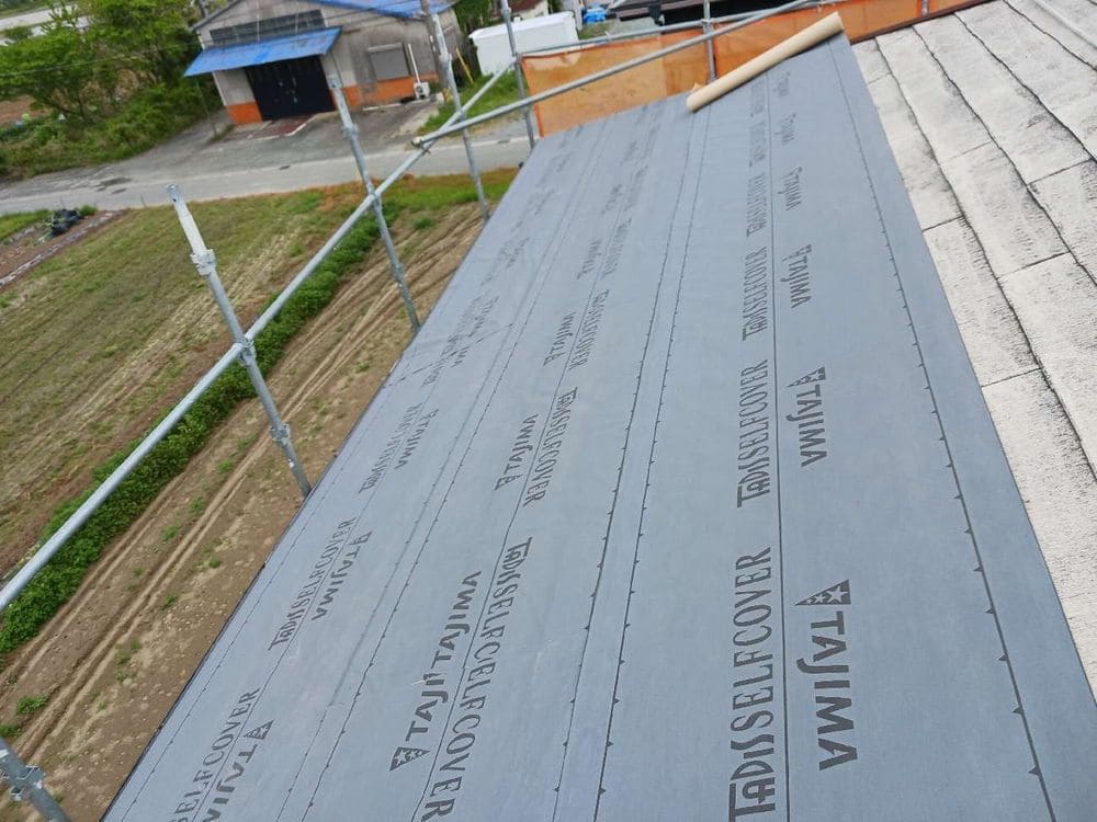 I様(伊勢市)屋根‗ルーフィング 伊勢市の屋根工事をリペイント匠が施工した写真