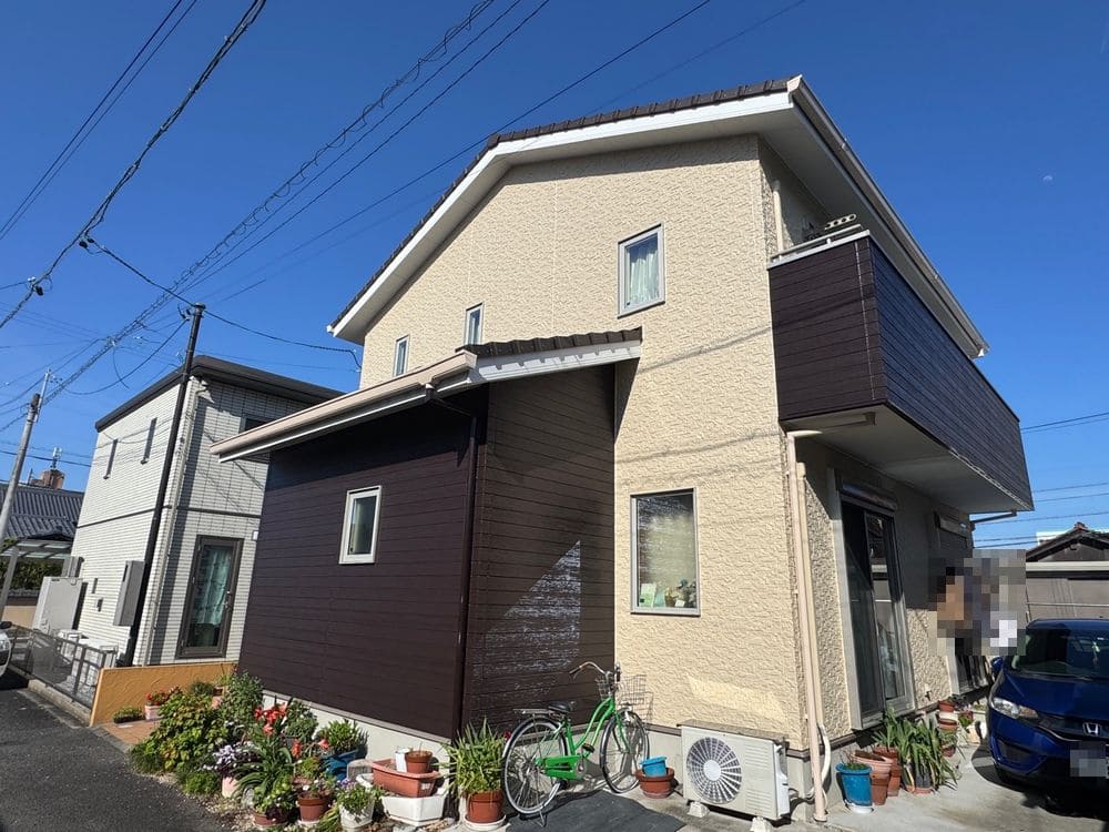 四日市市_M様_外壁全体①(施工後) 四日市市の外壁塗装をリペイント匠が施工した写真