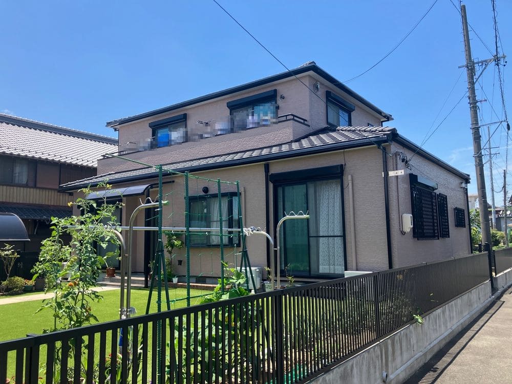 四日市市_H様_外壁全体3(施工後) 四日市市の外壁塗装をリペイント匠が施工した写真