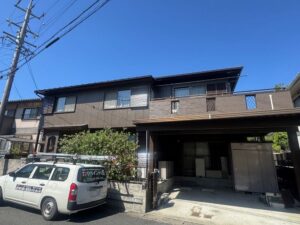 四日市市の外壁塗装をリペイント匠が施工した写真