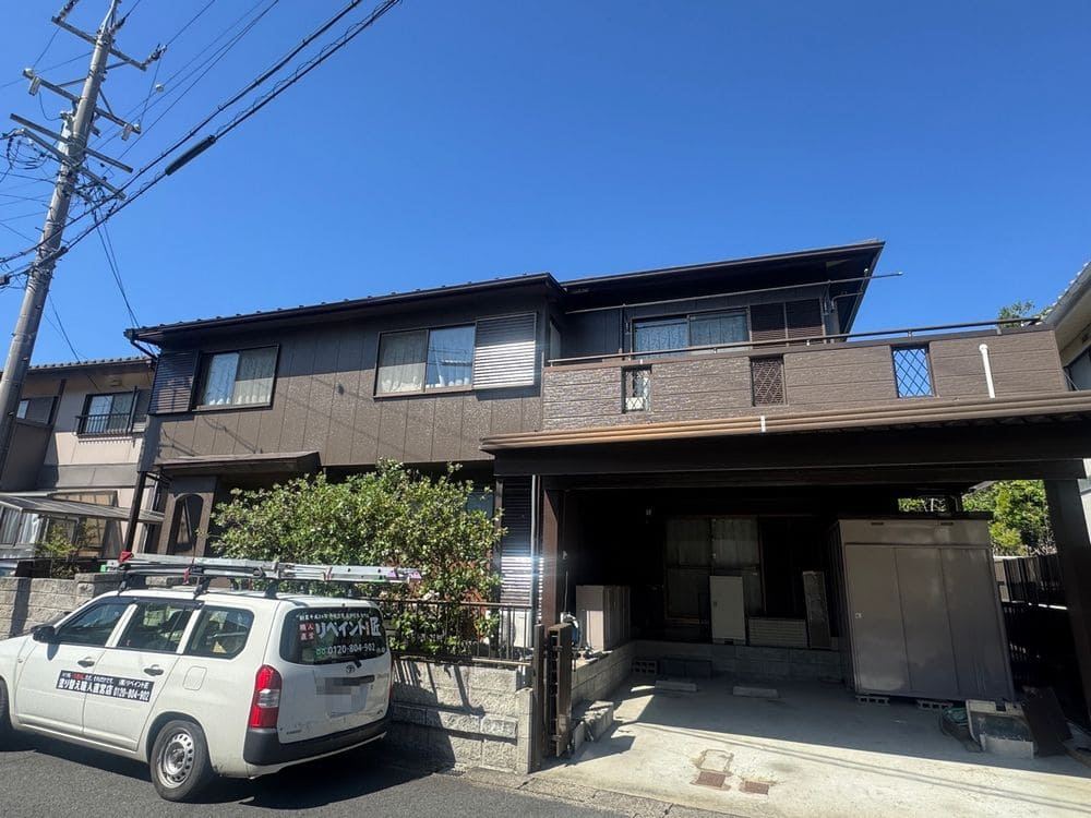 四日市市_K様_外壁全体3(施工後) 四日市市の外壁塗装をリペイント匠が施工した写真