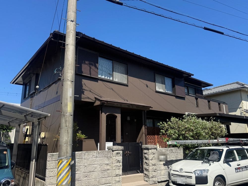 四日市市_K様_外壁全体1(施工後) 四日市市の外壁塗装をリペイント匠が施工した写真
