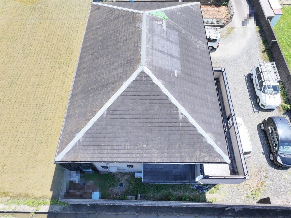 O様‗伊勢市‗屋根カバー‗施工前 伊勢市O様邸の屋根カバー工事の施工前写真