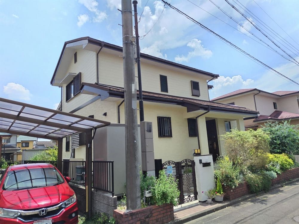 鈴鹿市_M様_施工後_外壁全体 鈴鹿市の外壁塗装をリペイント匠が施工した写真