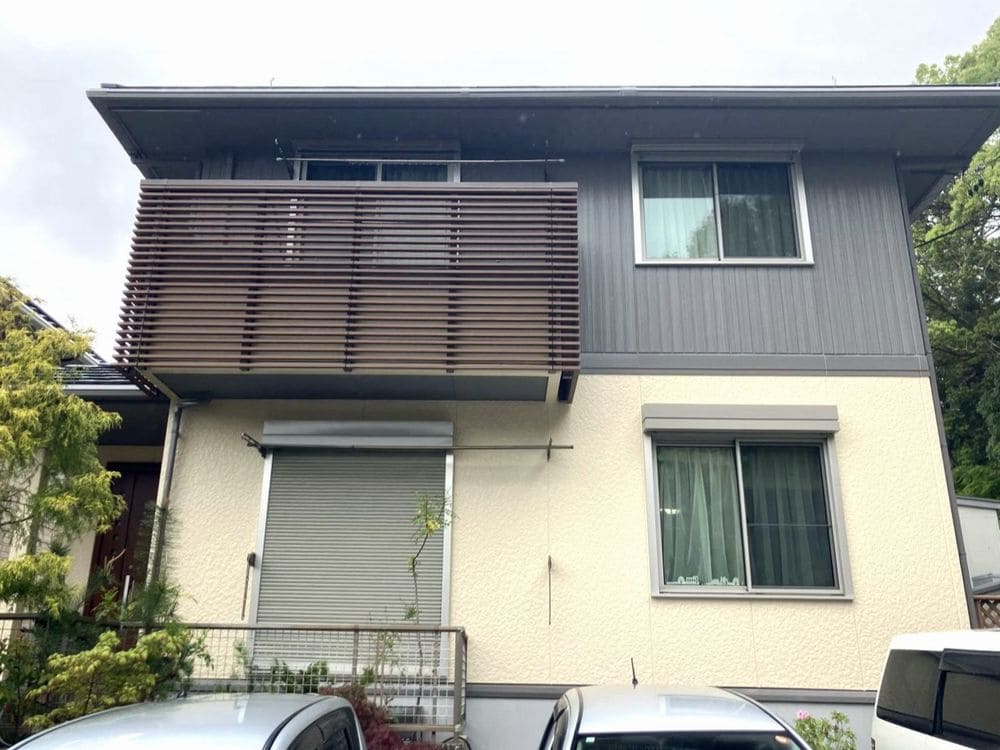 I様(伊勢市)施工後_外壁全体 (2) 伊勢市|新しく上品な印象に|塗料の詳しい説明、福本さんの人柄が良かった!